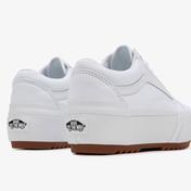 Vans UA Old Skool Stacked Platform Kadın Beyaz Sneaker