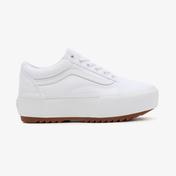 Vans UA Old Skool Stacked Platform Kadın Beyaz Sneaker