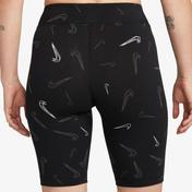 Nike Sportswear Baskılı Kadın Siyah Tayt