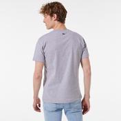 Lacoste Erkek Regular Fit Bisiklet Yaka Baskılı Gri T-Shirt