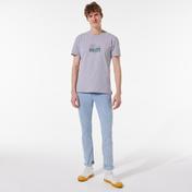 Lacoste Erkek Regular Fit Bisiklet Yaka Baskılı Gri T-Shirt