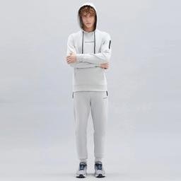 Skechers 2XI-Lock Arm Zipped Erkek Beyaz Sweatshirt