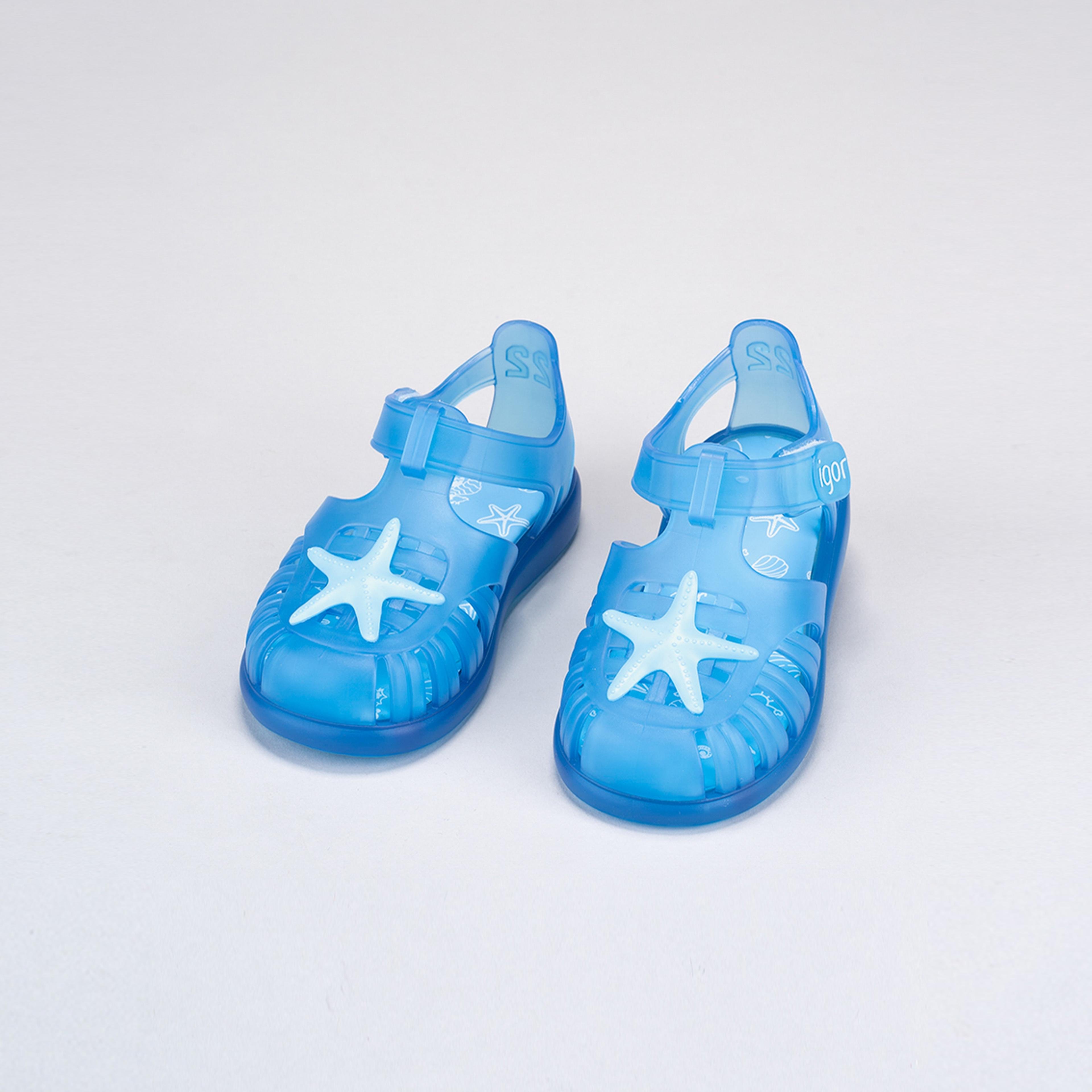 Igor Tobby Velcro Estrella Çocuk Mavi Sandalet