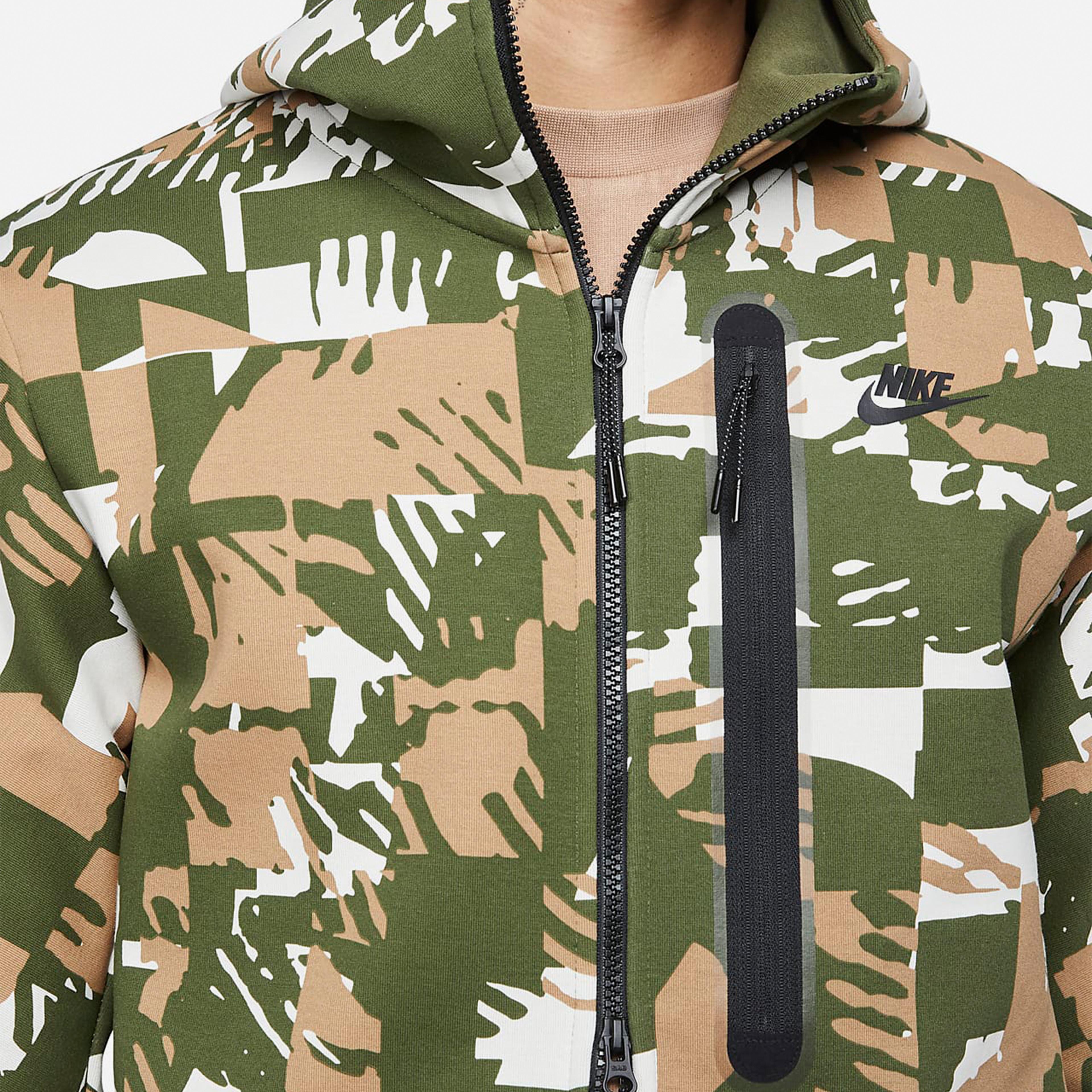Nike Sportswear Tech Fleece Erkek Krem Eşofman Üstü