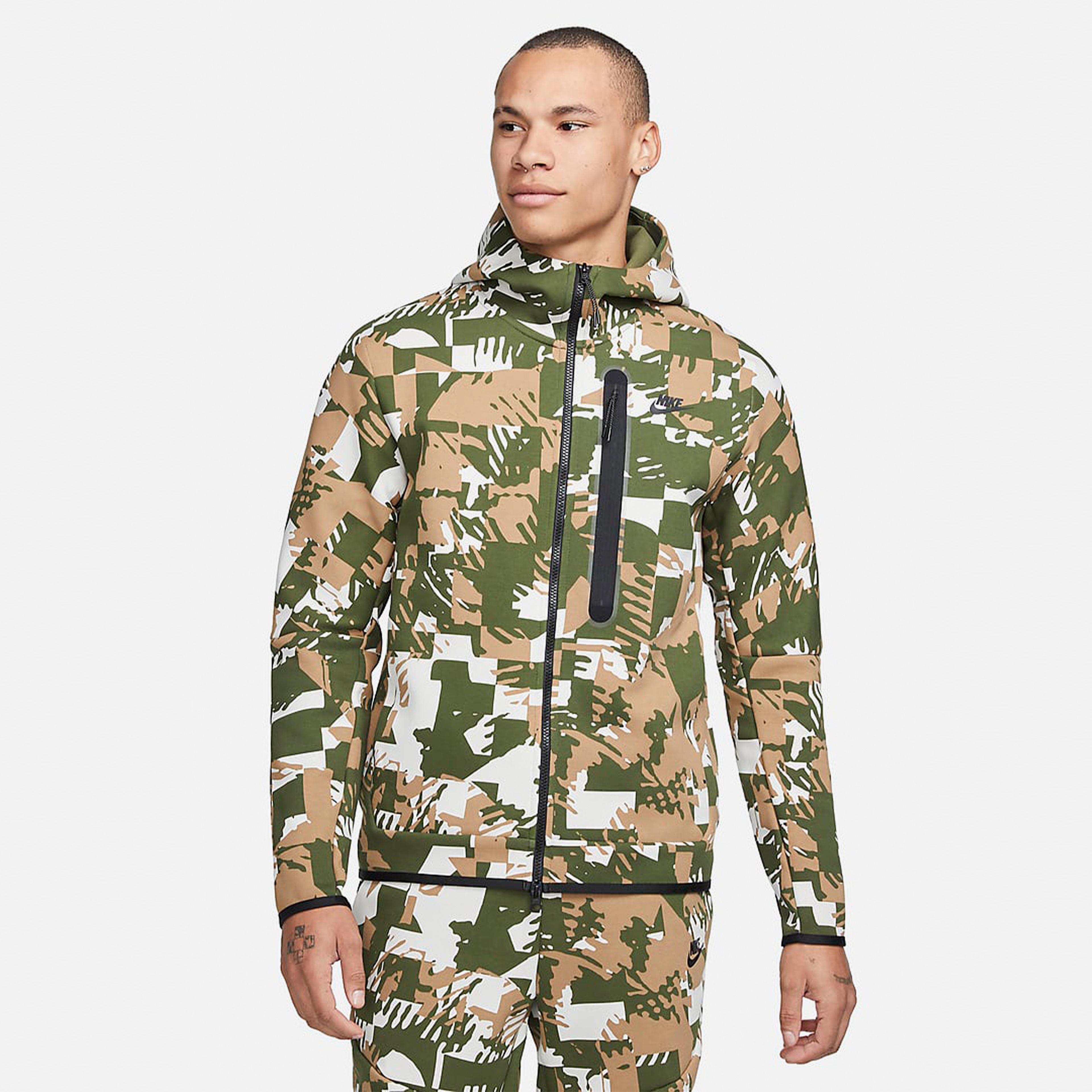 Nike Sportswear Tech Fleece Erkek Krem Eşofman Üstü