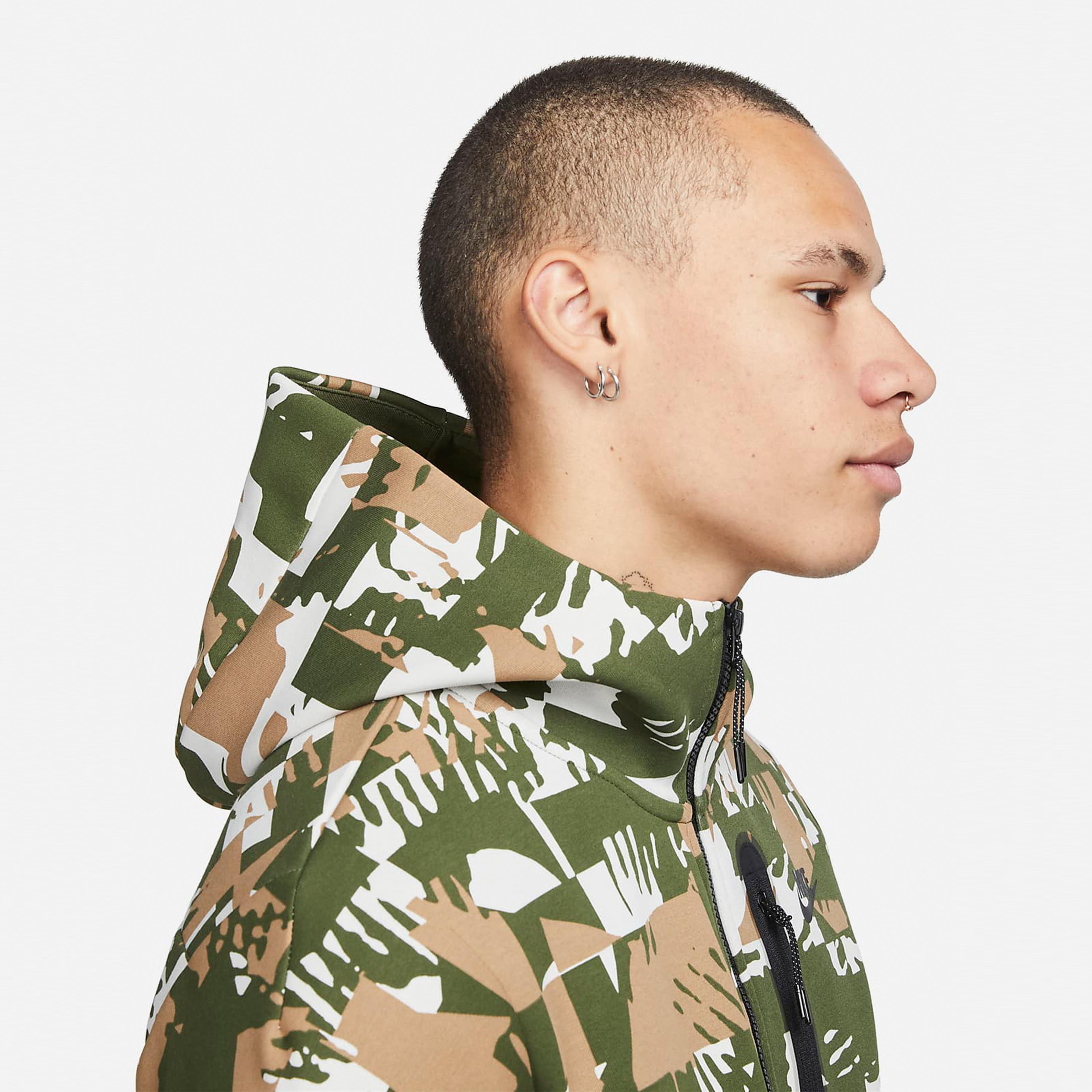 Nike Sportswear Tech Fleece Erkek Krem Eşofman Üstü