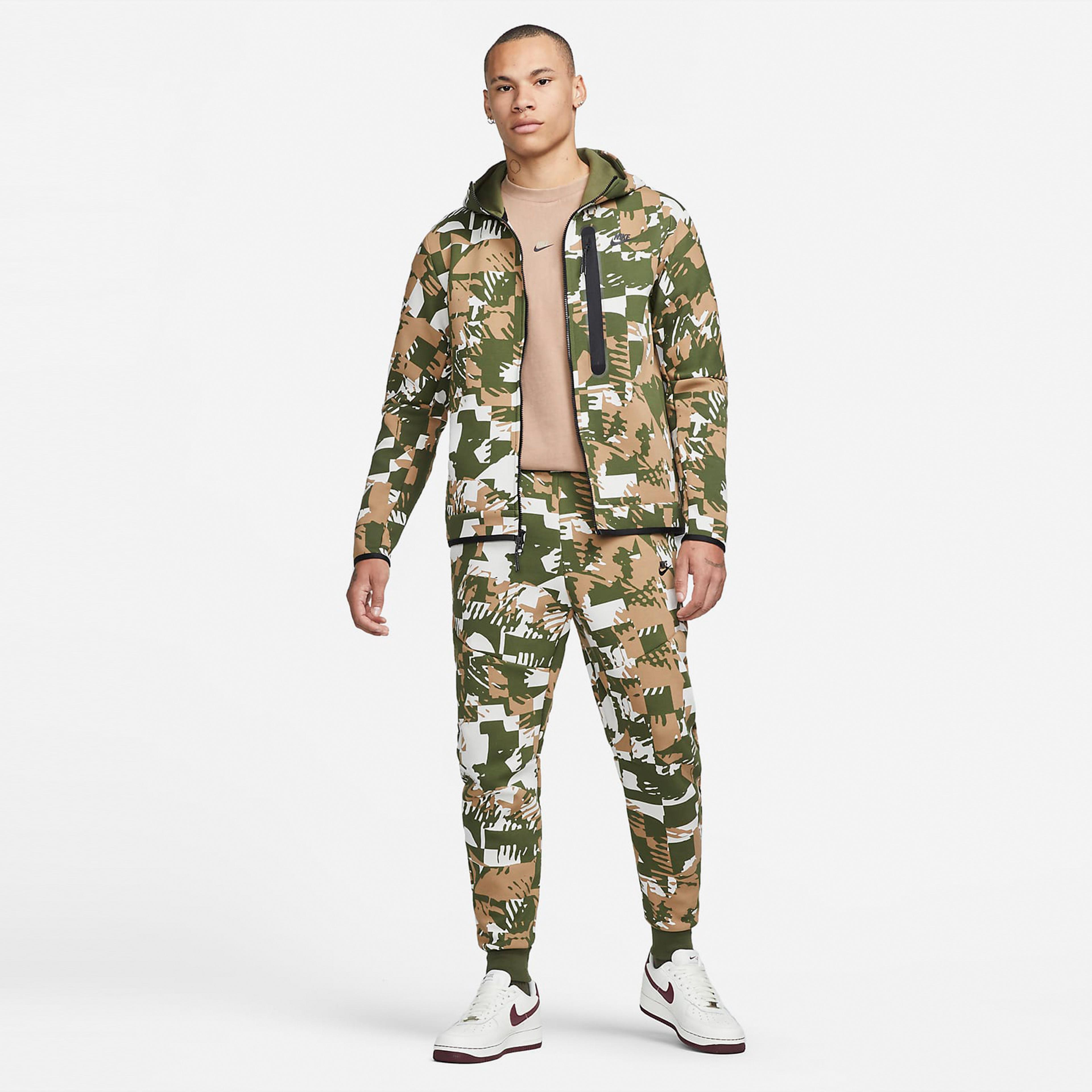 Nike Sportswear Tech Fleece Erkek Krem Eşofman Üstü