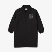 Lacoste L!ve Unisex Siyah Kaban