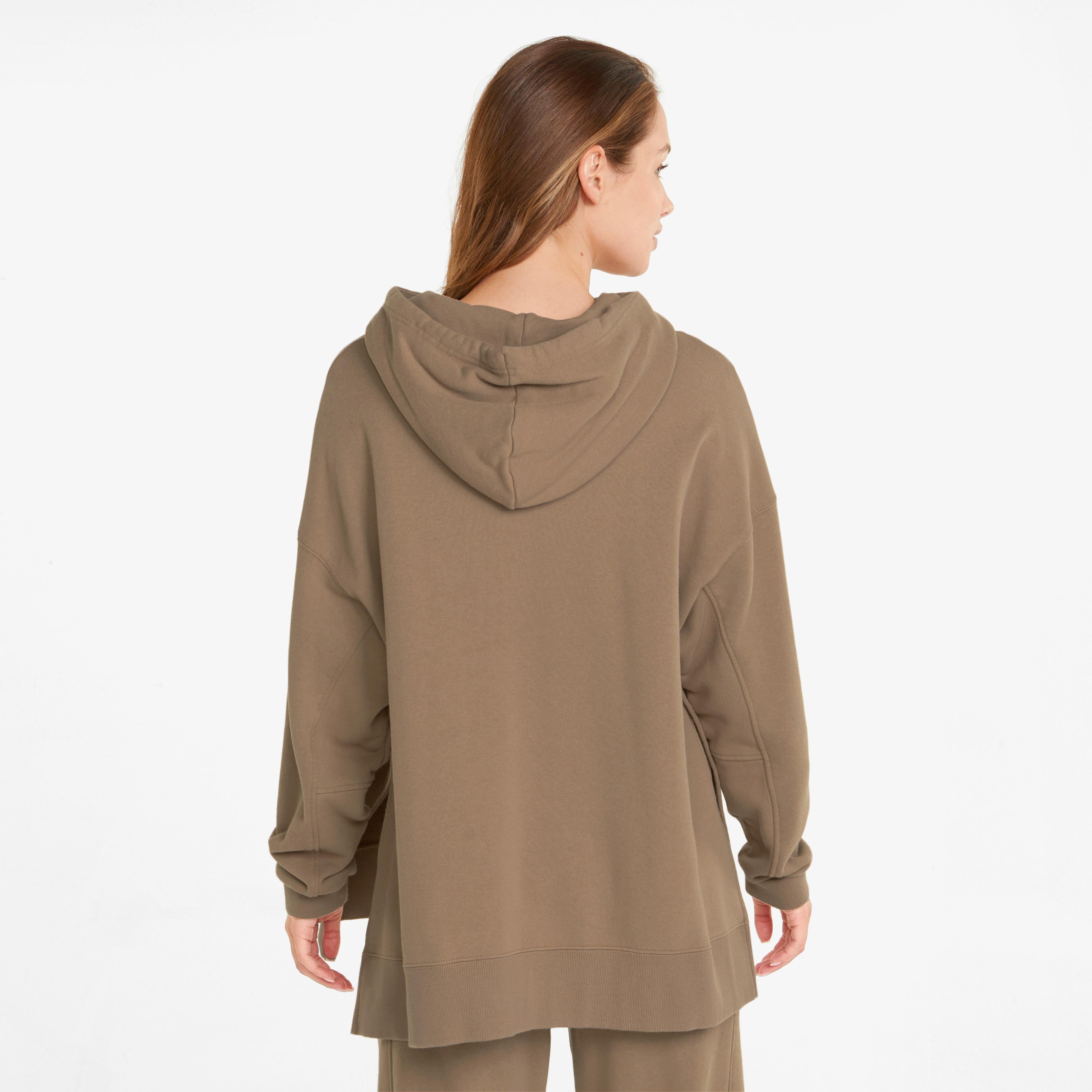 Puma Infuse Kadın Kahverengi Kapüşonlu Sweatshirt