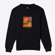 Converse Hybrid World Graphic Erkek Siyah Sweatshirt
