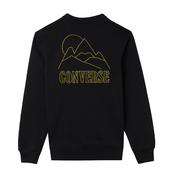 Converse Hybrid World Graphic Erkek Siyah Sweatshirt