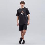 Skechers Graphic Tee Diamond Logo Erkek Siyah T-Shirt
