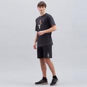 Skechers Graphic Tee Diamond Logo Erkek Siyah T-Shirt