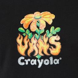Vans X Crayola Hot Flower Erkek Siyah T-Shirt