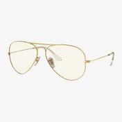 RAY-BAN 0RB3025 Aviator Large Metal Unisex Shiny Sarı Rengi Güneş Gözlüğü