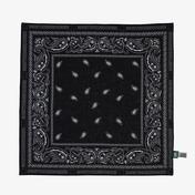 Lee x Stba Yazı Baskılı Unisex Siyah Bandana