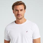 Nautica Erkek Beyaz Standart Fit Kısa Kollu T-Shirt
