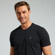 Nautica Erkek Siyah Standart Fit Kısa Kollu T-Shirt