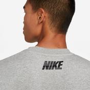 Nike Sportswear Repeat Fleece Erkek Gri Sweatshirt