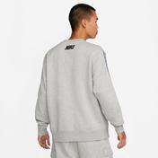 Nike Sportswear Repeat Fleece Erkek Gri Sweatshirt