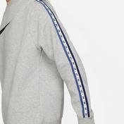 Nike Sportswear Repeat Fleece Erkek Gri Sweatshirt