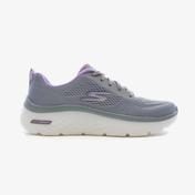 Skechers Go Walk Hyper Burst - Space I Kadın Gri Spor Ayakkabı