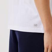 Lacoste SPORT Erkek Regular Fit Bisiklet Yaka Baskılı Beyaz T-Shirt