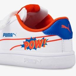 Puma Smash v2 Comics Bebek Beyaz Spor Ayakkabı
