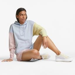 Puma Classics Kadın Gri Kapüşonlu Sweatshirt