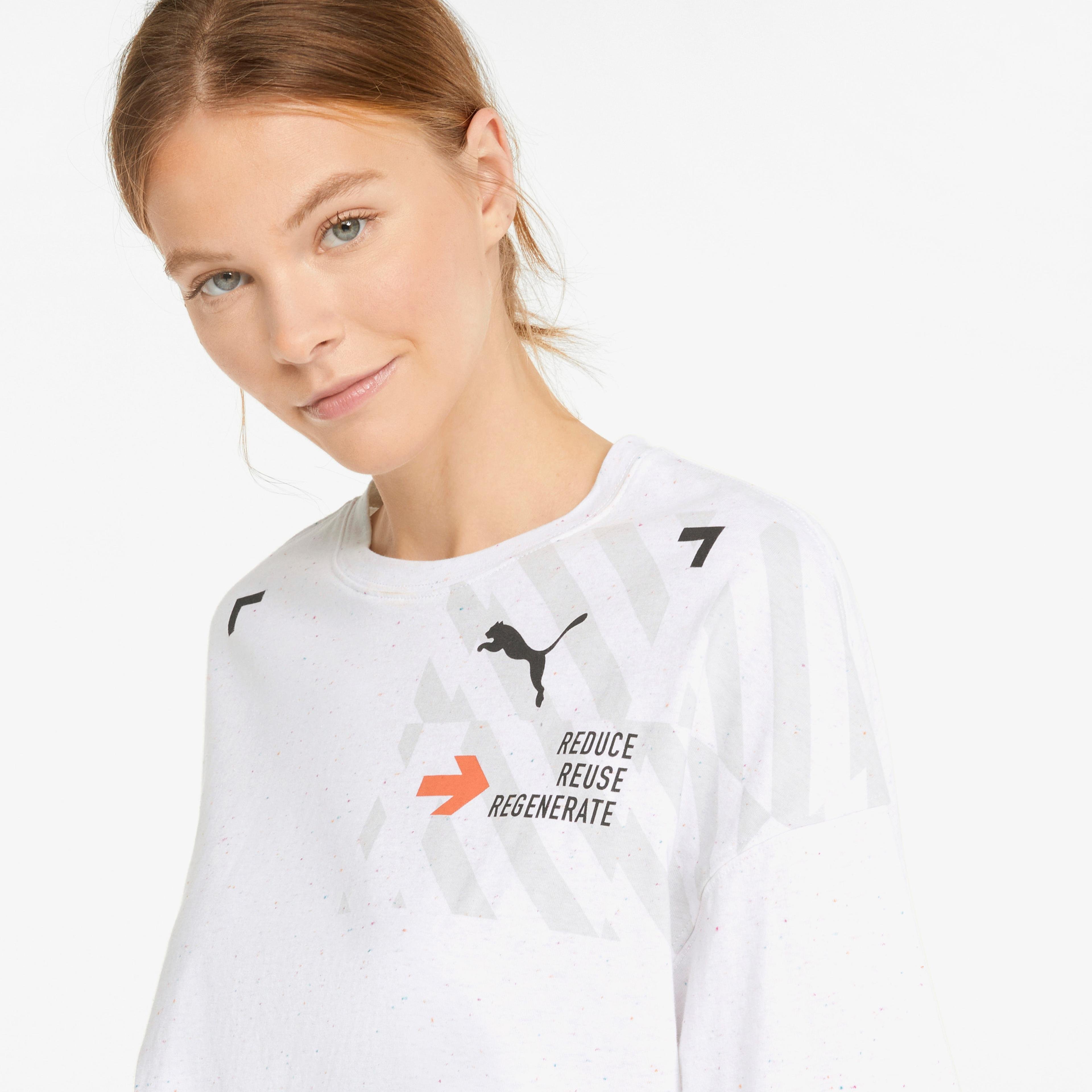 Puma RE:Collection Kadın Beyaz T-Shirt