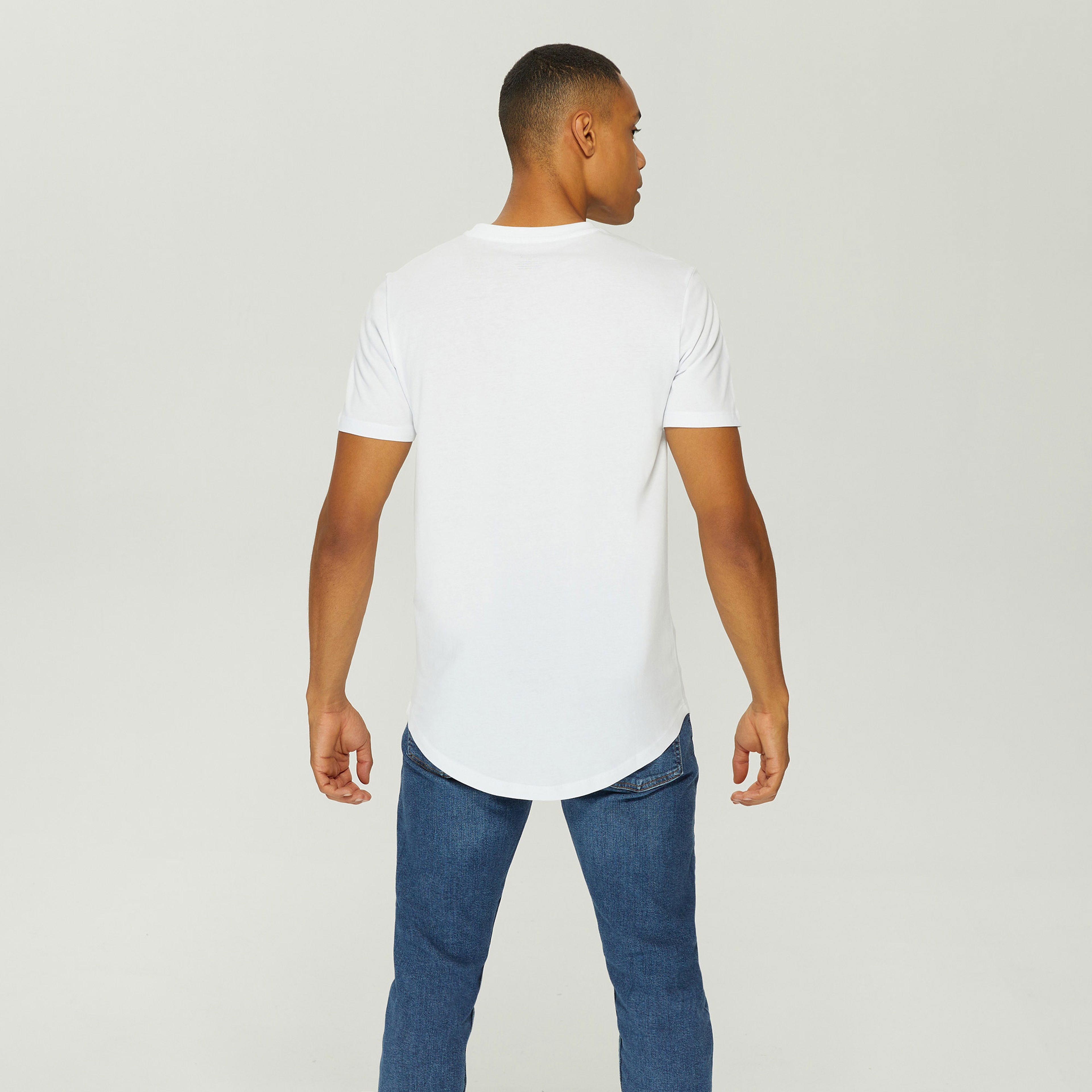 Jack & Jones Jenoa Crew Neck 3'lü  Erkek Beyaz T-Shirt