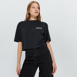 Napapijri S-Veny Cropped Kadın Siyah T-Shirt