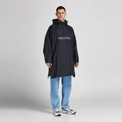 Jack & Jones Jorsolar Rain Poncho Erkek Siyah Yağmurluk