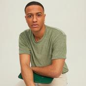 Jack & Jones Jormantecarlo Towelling Erkek Yeşil T-Shirt