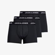Jack & Jones Microfiber 3'lü Erkek Siyah Boxer