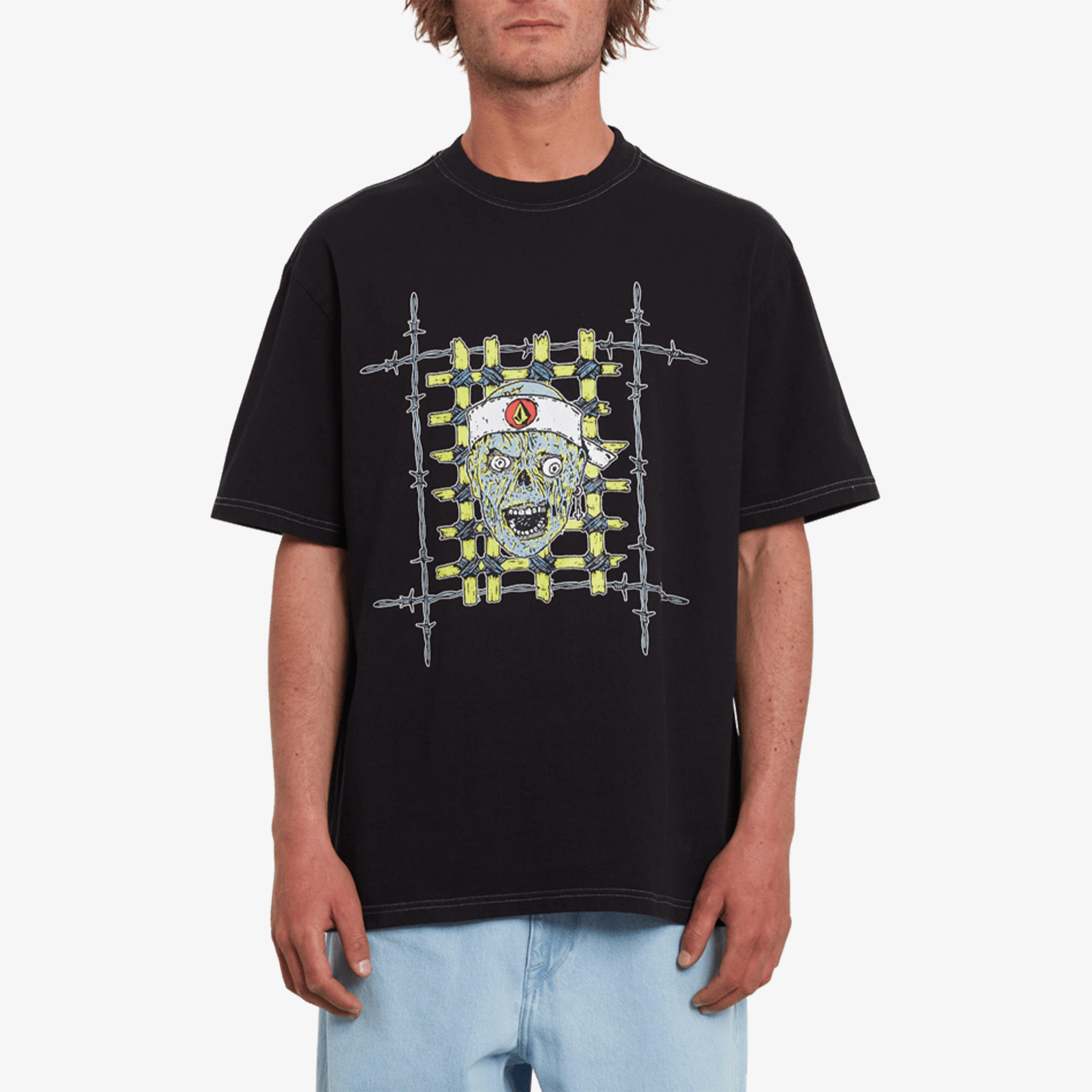 Volcom Richard French Erkek Siyah T-Shirt