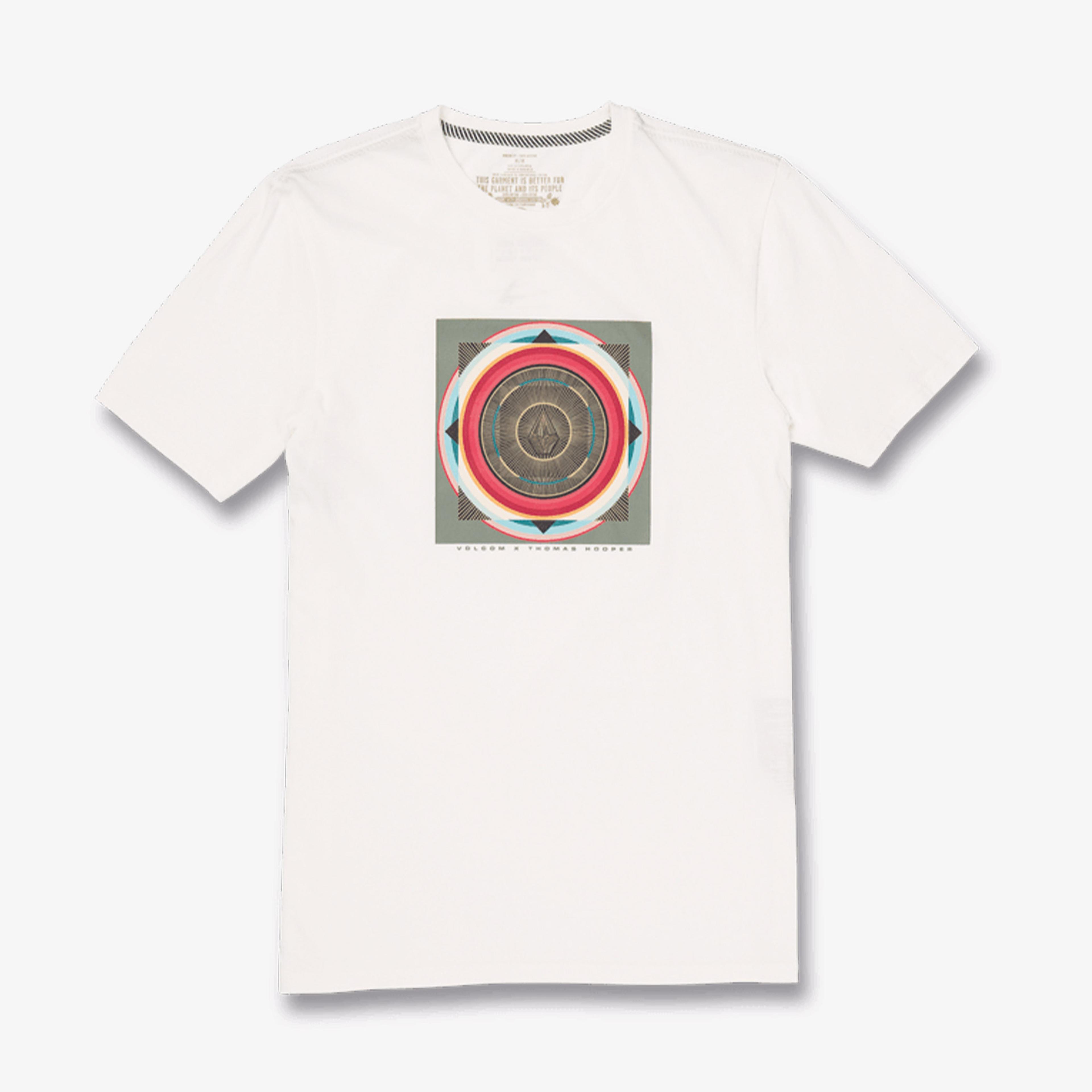Volcom Thomas Hooper Erkek Beyaz T-Shirt