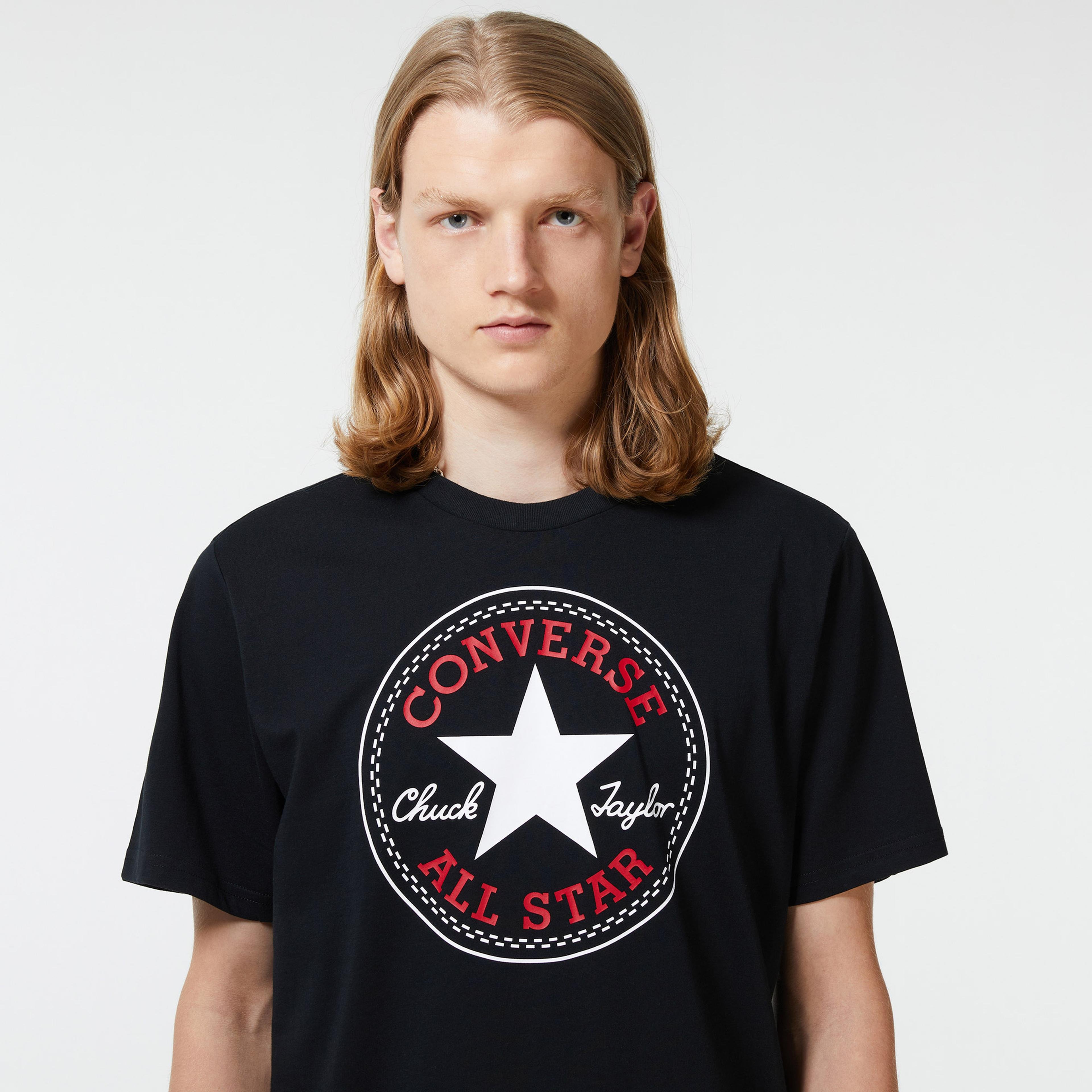 Converse Nova Chuck Patch Erkek Siyah T-Shirt
