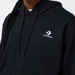 Converse Embroidered Star Chevron Kadın Siyah Sweatshirt