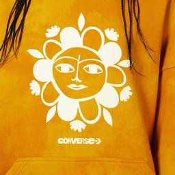 Converse Whm Oversized Goldtone Kadın Sarı Sweatshirt