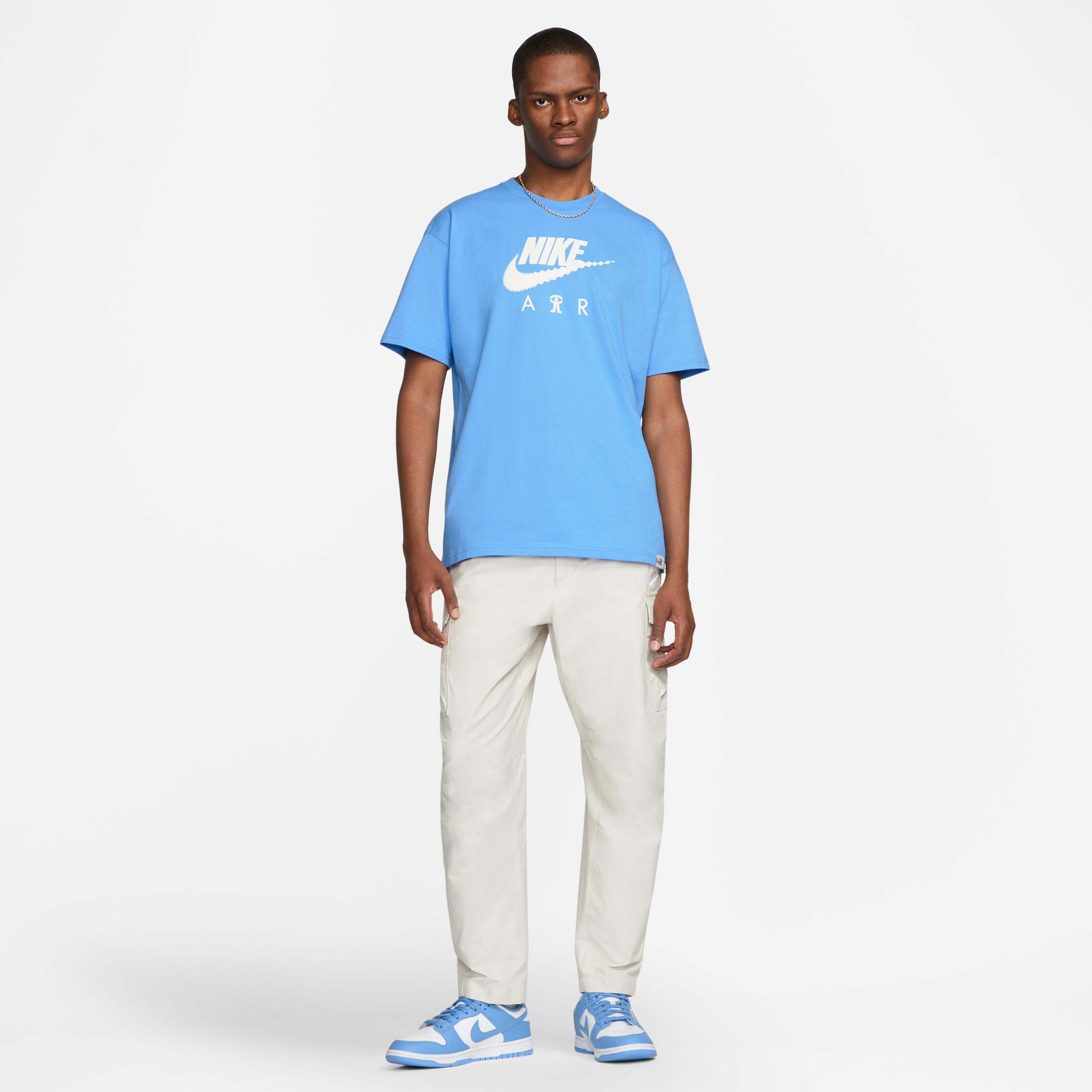 Nike Max90 Erkek Mavi T-Shirt
