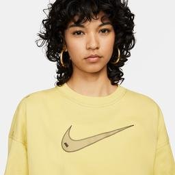 Nike Swoosh Kadın Sarı T-Shirt