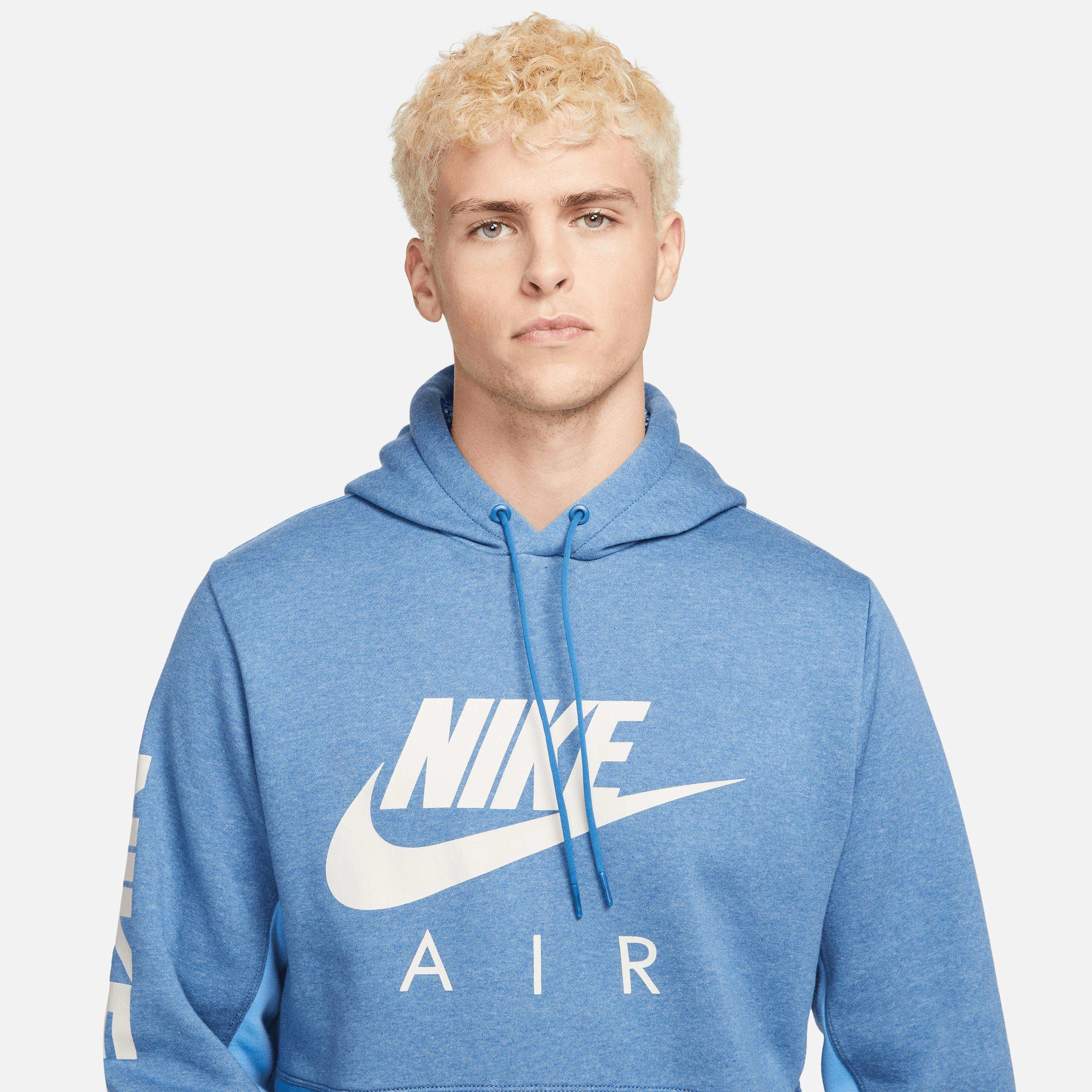 Nike Air Erkek Mavi Hoodie