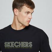 Skechers Graphic Big Logo Erkek Siyah T-Shirt