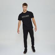 Skechers Graphic Big Logo Erkek Siyah T-Shirt