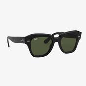 Ray-Ban State Street Unisex Siyah Güneş Gözlüğü