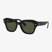 Ray-Ban State Street Unisex Siyah Güneş Gözlüğü
