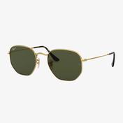 Ray-Ban Unisex Altın Rengi Güneş Gözlüğü