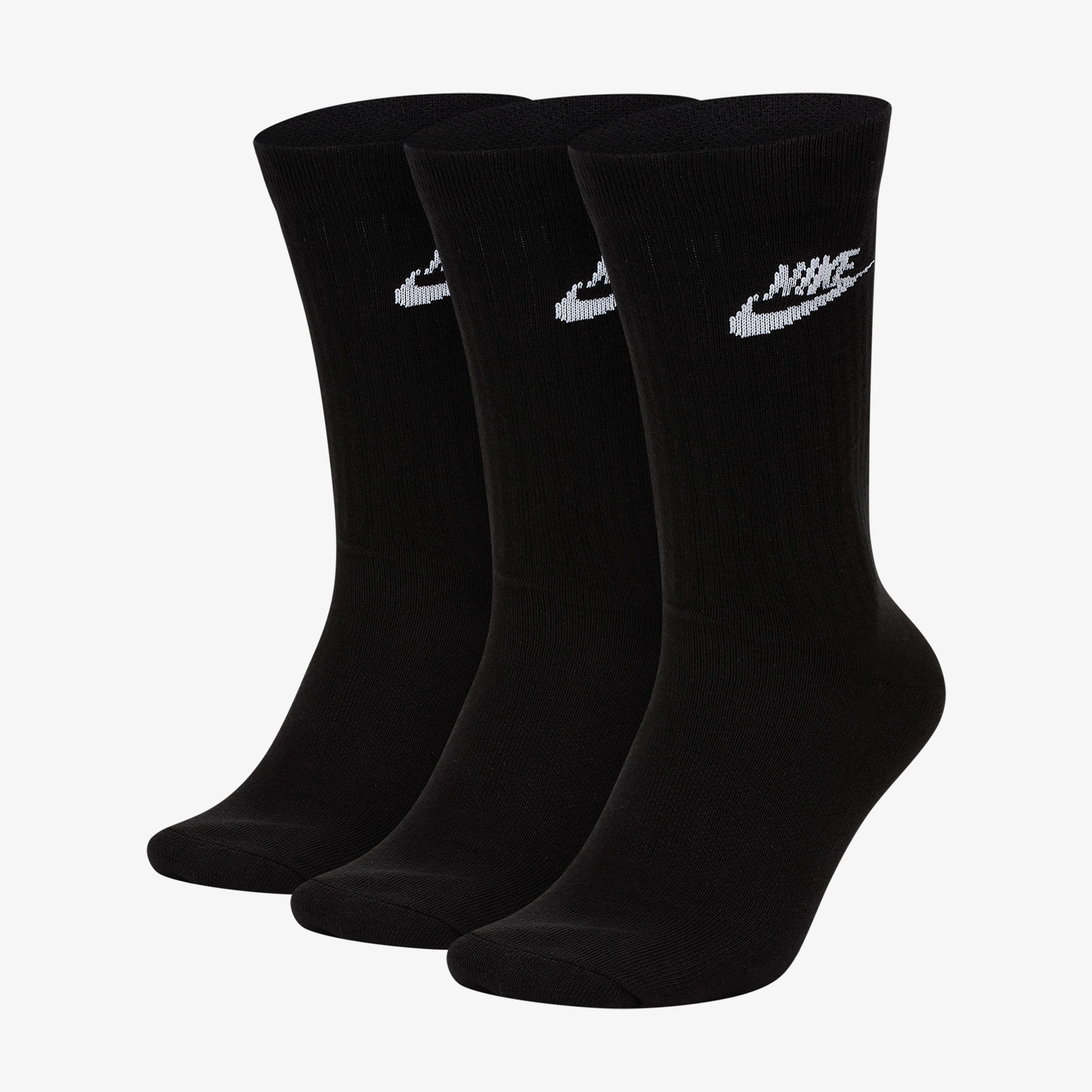 Nike Sportswear Every Essential Crew Unisex Siyah Çorap