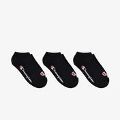 Champion Unisex Siyah 3'lü Çorap